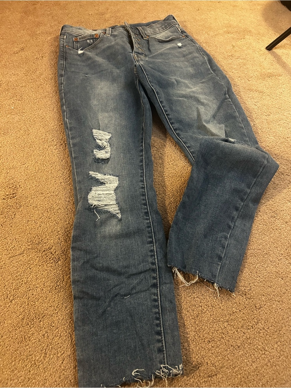 Women’s Distressed Lucky Jeans